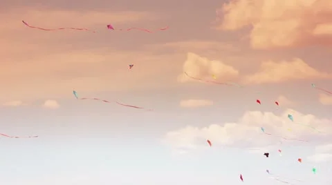 Kite 04b Stock Footage 10890987