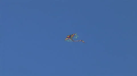 Kite 12 Stock Footage 5548544