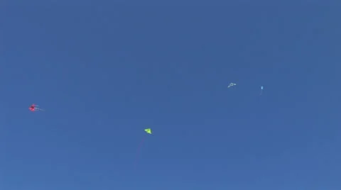 Kite 5 Stock Footage 5549121