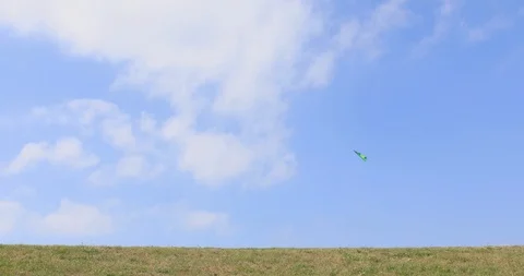 Kite in blue sky Stock Footage 103057831