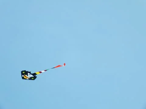 Kite on the blue sky Stock Photos