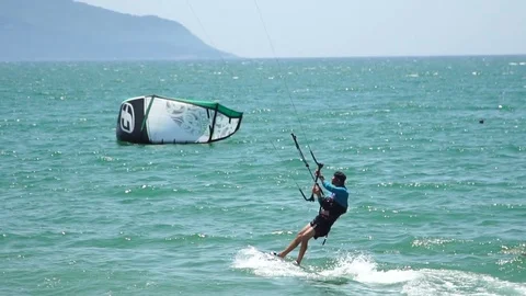 Kite Boarding Video stock 76804345