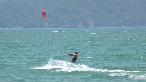 Kite Boarding Video stock 76804595
