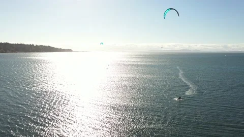 Kite Boarding 스톡 동영상 217570193