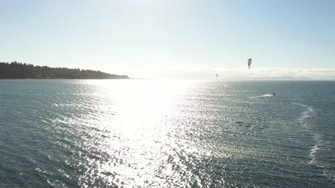 Kite Boarding 스톡 동영상 217570511