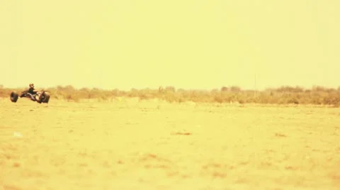 Kite buggy 01 Stock Footage 11360092