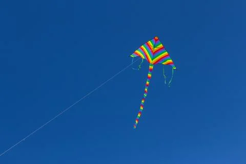 Kite in a clear sky Stock Photos