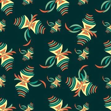 Kite color abstract pattern background Stock Illustration