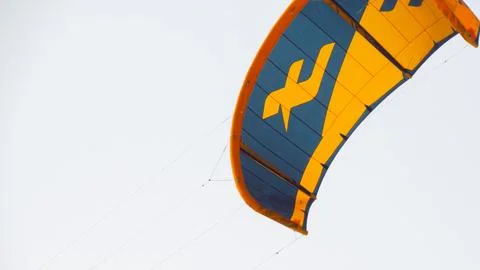 Kite of different colors in the sky Foto stock