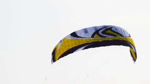 Kite of different colors in the sky Foto stock