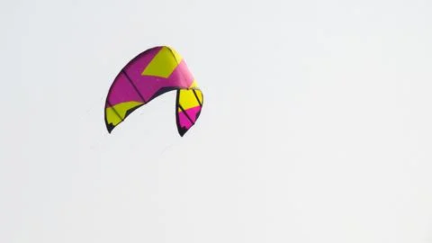 Kite of different colors in the sky Foto stock