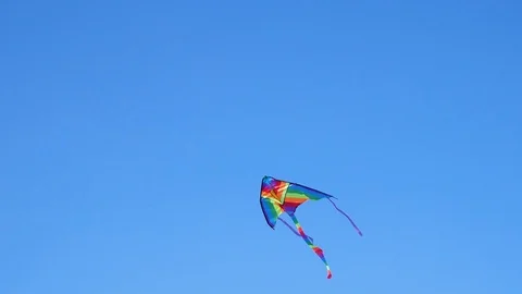 The kite floats high Stock Footage 126922033