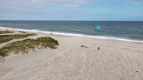 Kite flying at the Beach Video stock 148796105