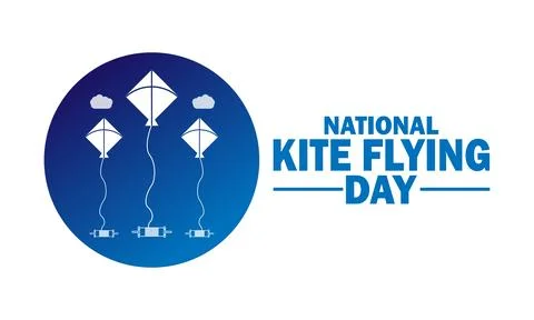 Kite Flying Day 스톡 일러스트