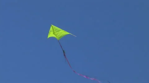 Kite flying Stock Footage 5548784