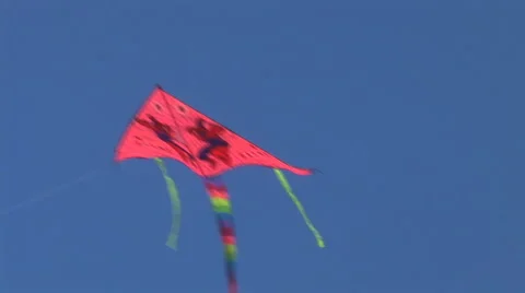 Kite flying Stock Footage