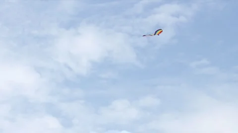 Kite flying Stock Footage 5962828