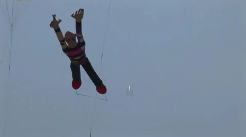 Kite flying Vídeo Stock 7749741