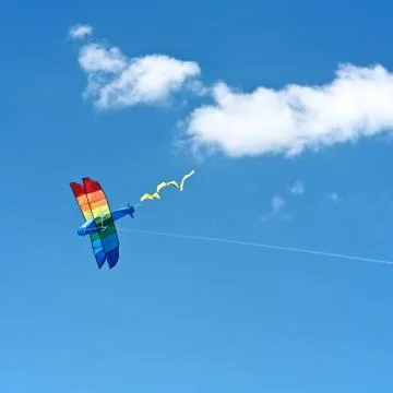 Kite flying Stock Photos