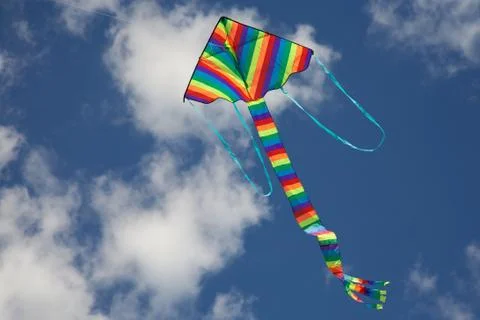 Kite flying Stock Photos