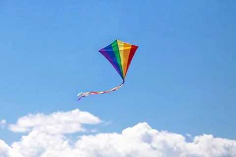 Kite flying Stock Photos