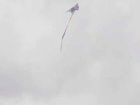 Kite flying in the sky. Stock Footage 83308448