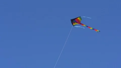 A kite flying in the sky. 스톡 동영상 86171779