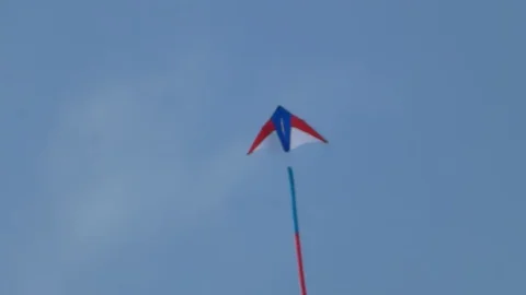 Kite flying in the sky Video stock 95784178