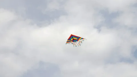 Kite flying in the sky Stock-Footage 103917789