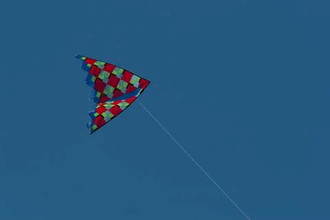 Kite flying in the sky Stock Photos
