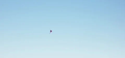 Kite Flying Through Sky 스톡 동영상 85820976