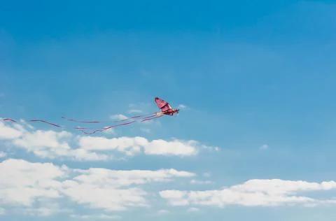 A kite in the form of an eagle Stock Photos