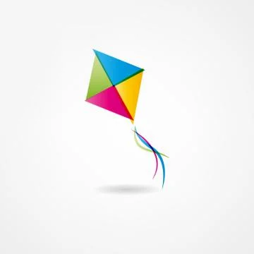 Kite icon Stock Illustration