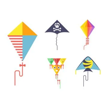 Kite icon vector Stock Illustration