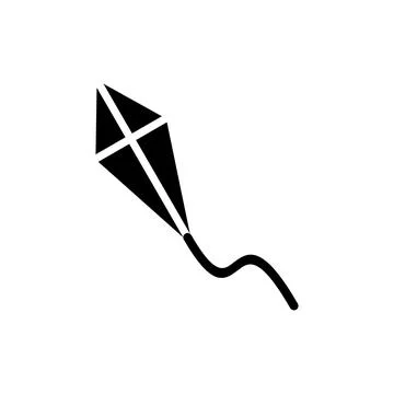 Kite icon vector illustration. kite sign and symbol Stock Illustration