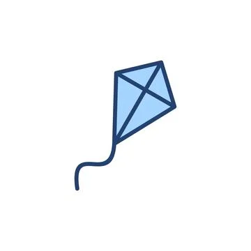 Kite icon vector. kite sign and symbol Stock Illustration
