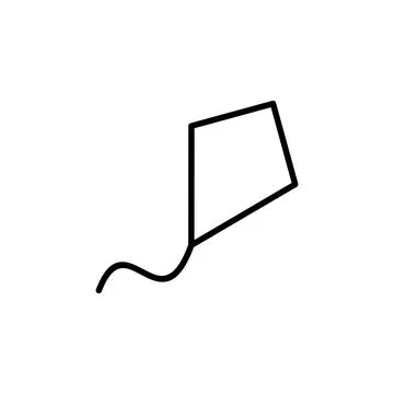 Kite icon vector. kite vector icon. Stock Illustration