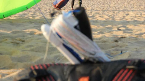 Kite lines Video stock 25910318