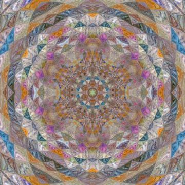 Kite mosaic patchwork mandala Stock-Illustration