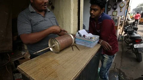 Kite Shop India Stock Footage 84625370