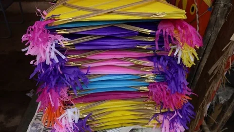Kite Shop India Stock Footage 84625435