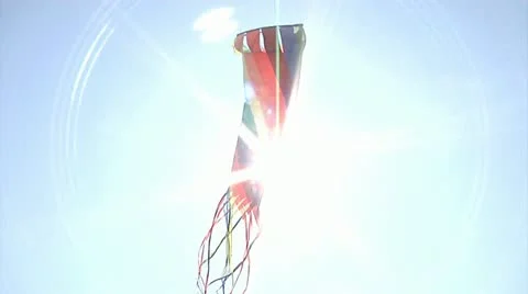 Kite in Sky 4 Stock Footage 11137753