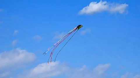 Kite on the sky background Stock Photos