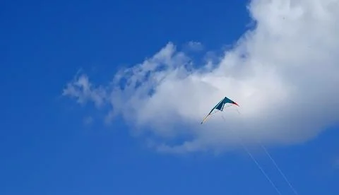 Kite on the sky background Stock Photos