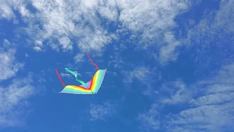 Kite on the sky Stock Footage 252195518