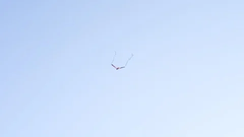 Kite Slow Motion Stock Footage 124952974