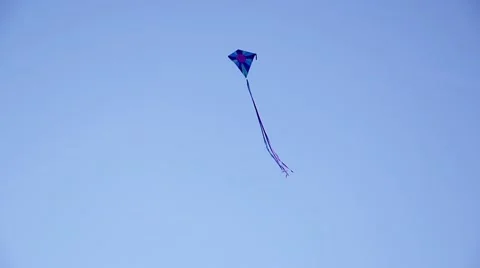 Kite Soaring in the Wind Stock Footage 51991412