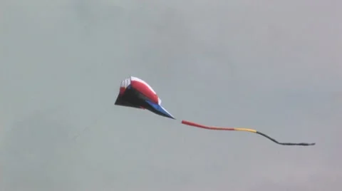 Kite streaming Stock Footage 8561486