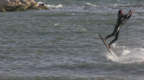 Kite Surfer Stock-Footage 60594999