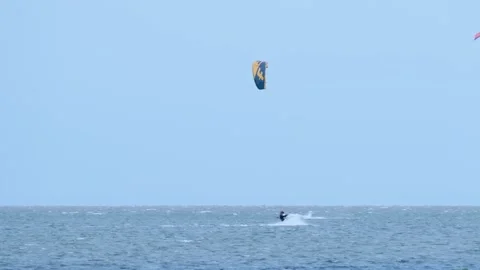 Kite surfer Stock Footage 140233079